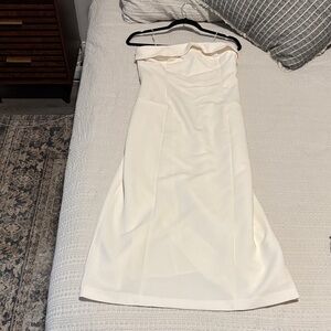 Abercrombie & Fitch Strapless Cream Dress